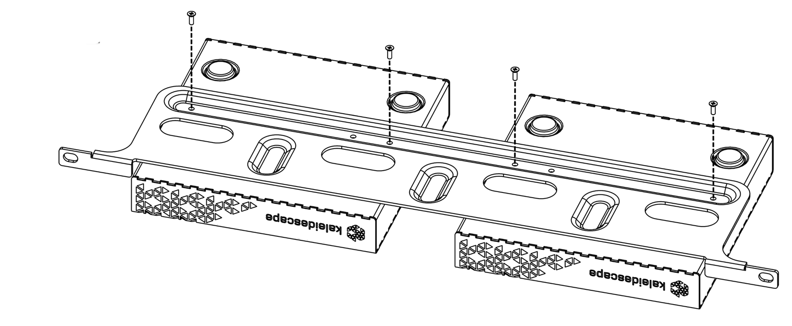 Dual unit rack install 1