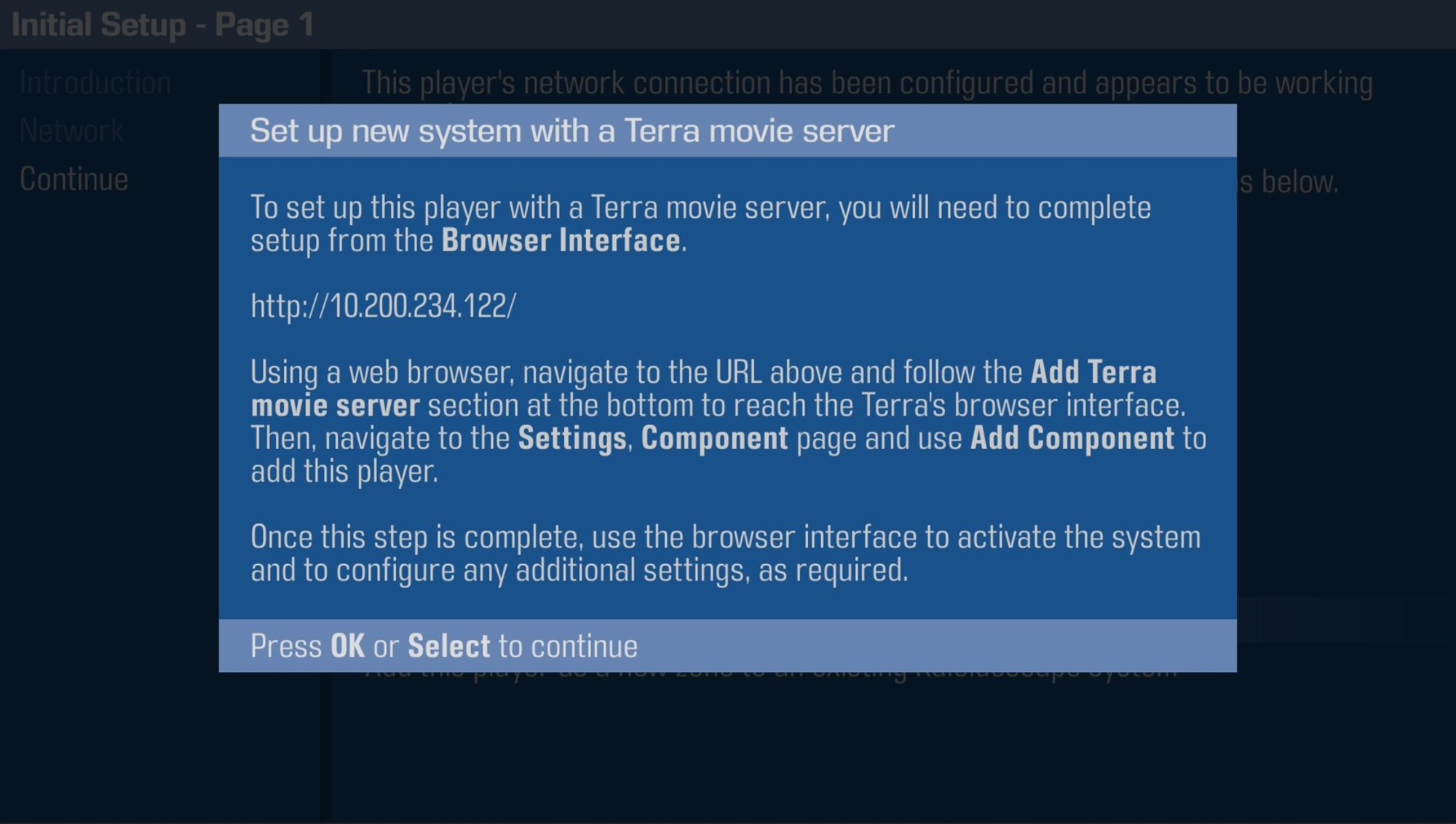 Strato E initial setup - new system BI